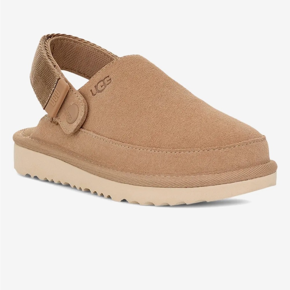 NWT Kids Golden star clog in Chestnut